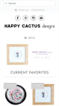 Mobile Screenshot of happycactusdesigns.com